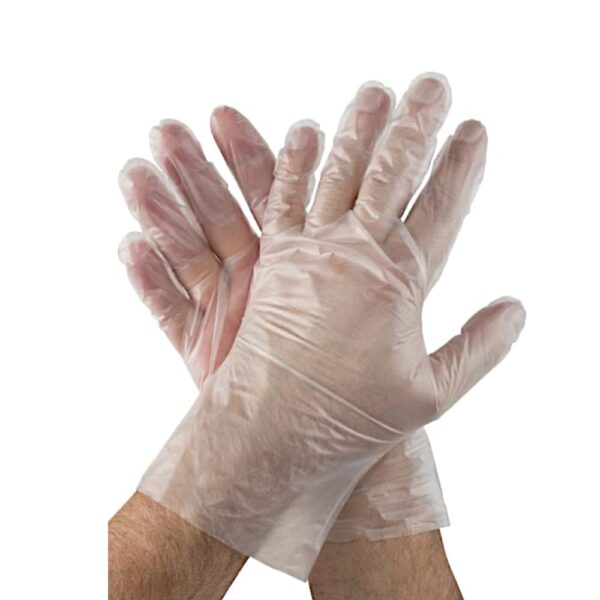 thermoplastic elastomer gloves clear hands