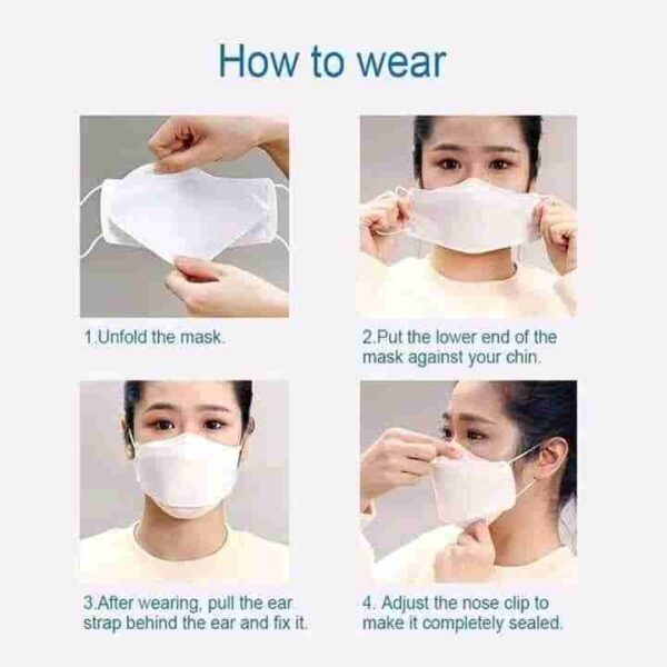 kf94 mask how to wear