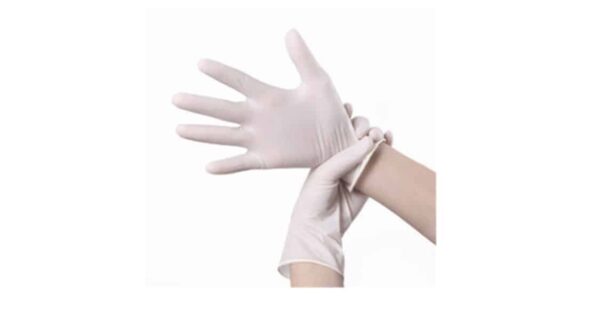 Latex Gloves in Hands