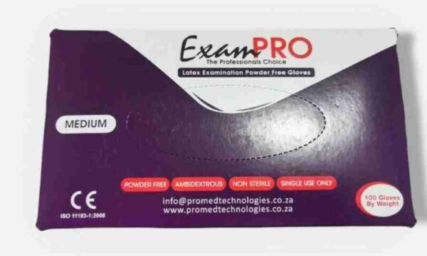 ExamPro Latex Powder Free Box