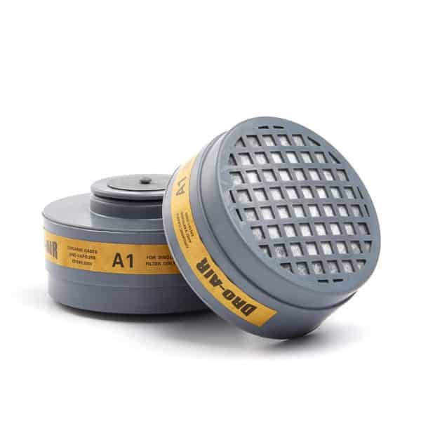 A1 SINGLE UNIFIT Filter (NRCS AZ201170) ORGANIC GASES (2Â CARTRIDGES PER PACKET)1 A1 Single Unifit Filter (Nrcs Az2011/70) Organic Gases (2 Cartridges Per Packet) - Image 1