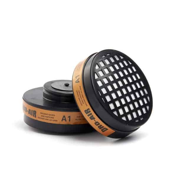 A1 TWIN UNIFIT Filter (NRCS AZ201142 A1 Twin Unifit Filter (Nrcs Az2011/42) (1 Set Of Cartirdges Per Packet) Organic Gases - Image 1