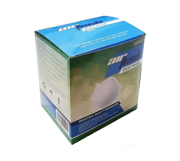 AIR TECH DUST MASK FFP2 MOQ 400Â 0 Air Tech Dust Mask Ffp2 - Image 1