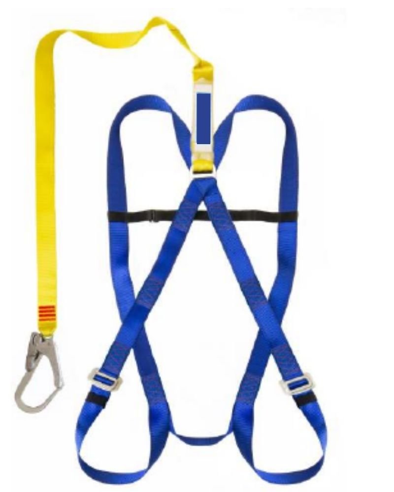 Basic Harness (SC1) with Single scaffold hookB Basic Harness (Sc1) With Single Scaffold Hook With Energy Absorbing 1.75M Lanyard That Is Permanently Attached To The Harness - Image 1
