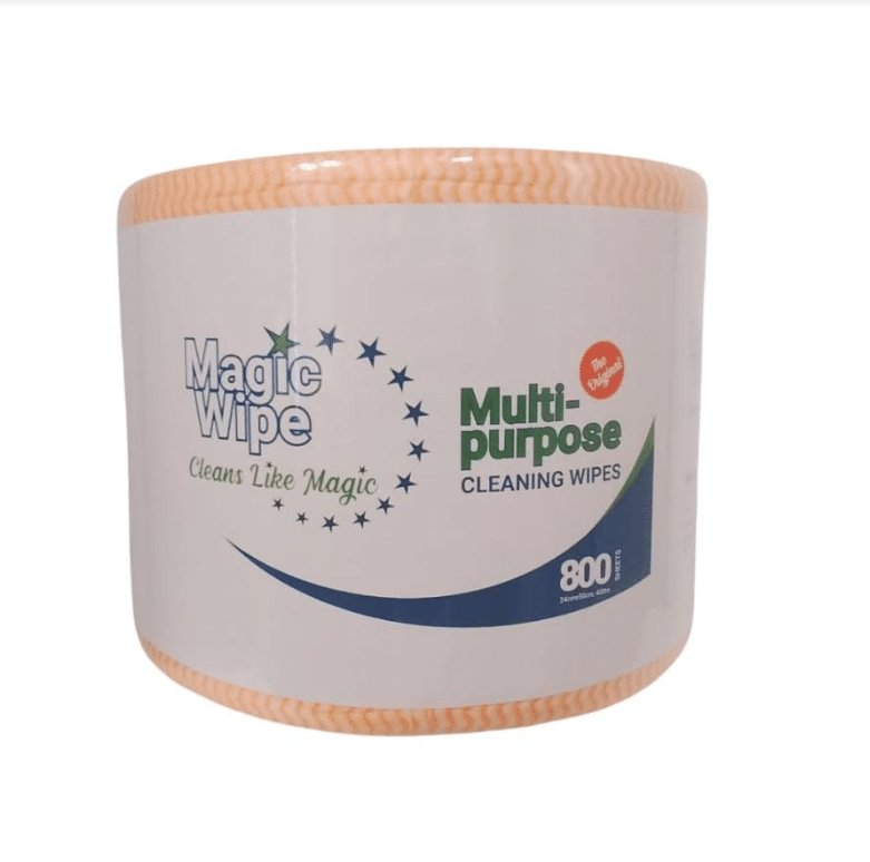 Jumbo Spunlace Rolls (BlueWhiteGreenRedYellow) 400m rolls orange Jumbo Spunlace Rolls (400M Rolls) - Image 1