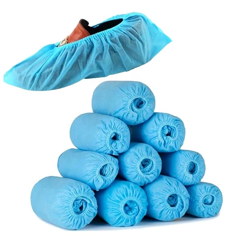 NON WOVEN SHOE COVERS PER PACKET -1 Plastic (Ldpe) Shoe Covers Per Pack Of 100 – Overshoes - Image 1