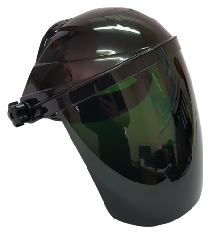 Pioneer Face Shield One Piece Hx Premium Green Shade 5