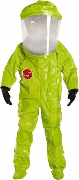 X9000 HI VIZ LIME REUSABLE CHEMICAL COVERALL HEAVY DUTY PVC