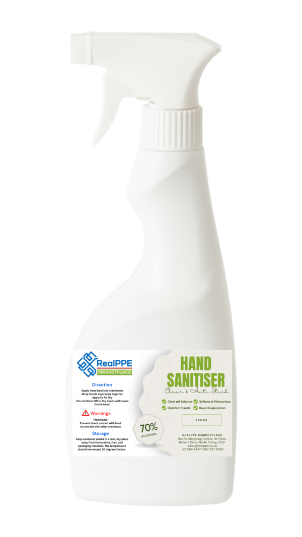 Sanitizer 750ml Spray Bottle Ad