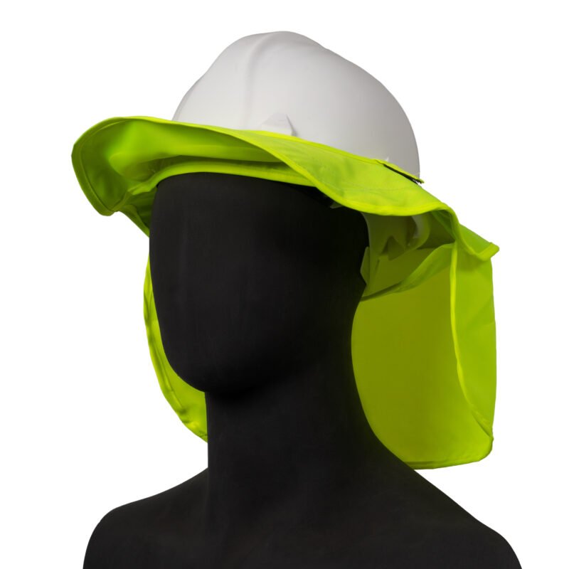 Hard-Hat-Sunbrim-Lime Lime Sun Protector For Hard Hat - Image 1