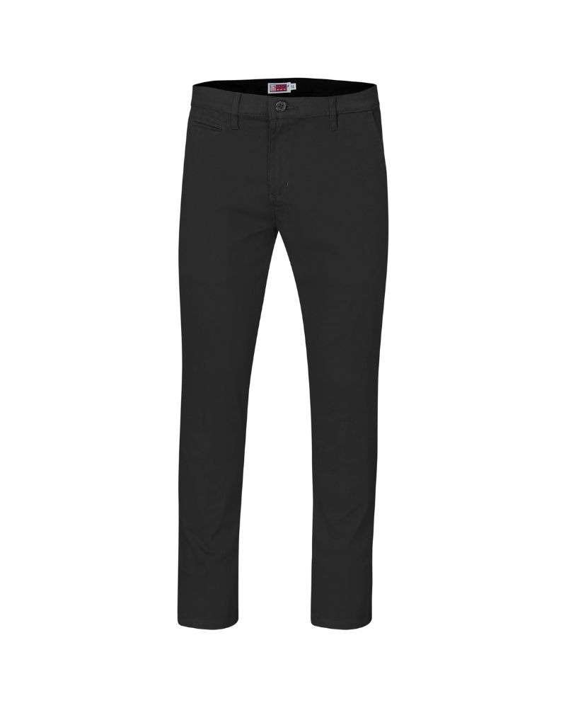 Mens-Superb-Stretch-Chino-Pants-Black Mens Superb Stretch Chino Pants - Image 1