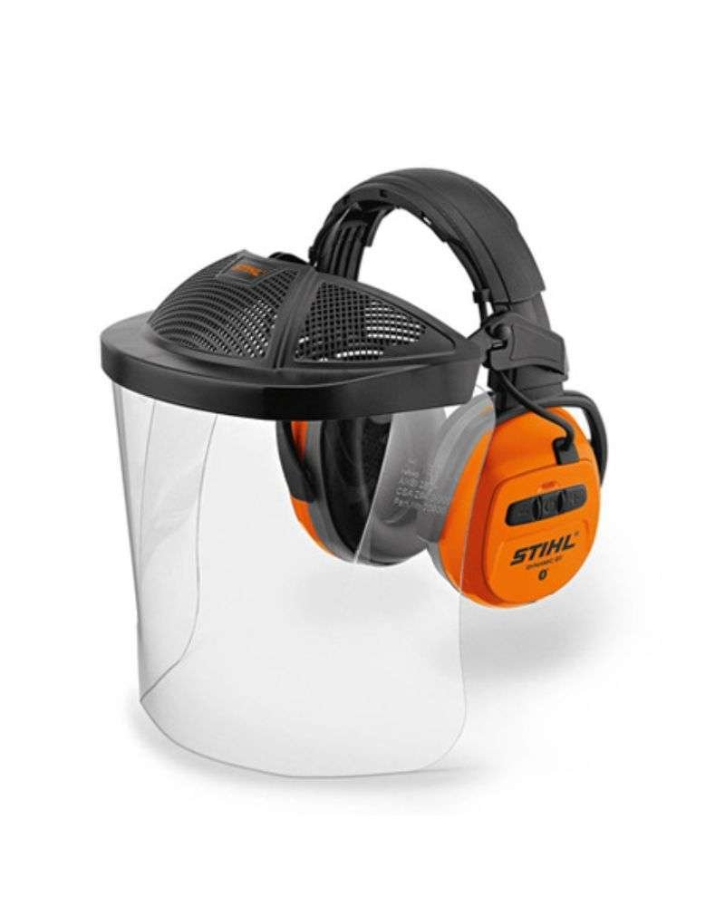 STIHL-DYNAMIC-GB-29-PC-face-and-ear-protection Dynamic Bt Pc. Ear Protectors With Bluetooth And Polycarbonate Visor - Image 1