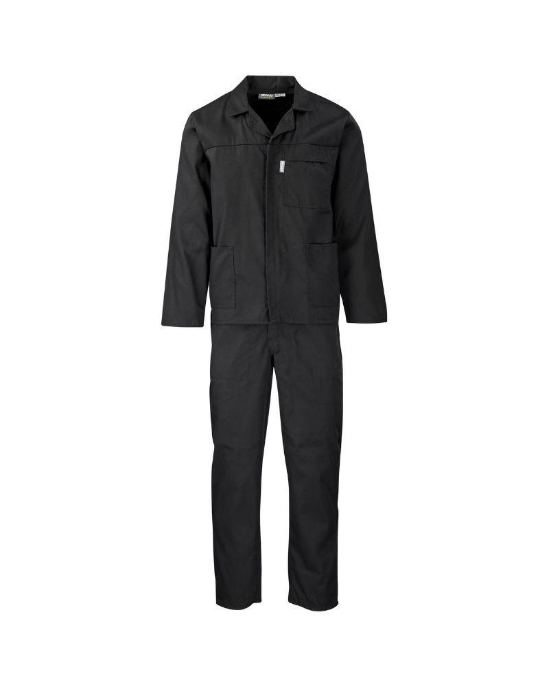 Trade-Polycotton-Conti-Suit-Black Trade Polycotton Conti Suit – Sold Per Set – Pants Is 2 Sizes Smaller Than The Jacket (32 - 44) - Image 1