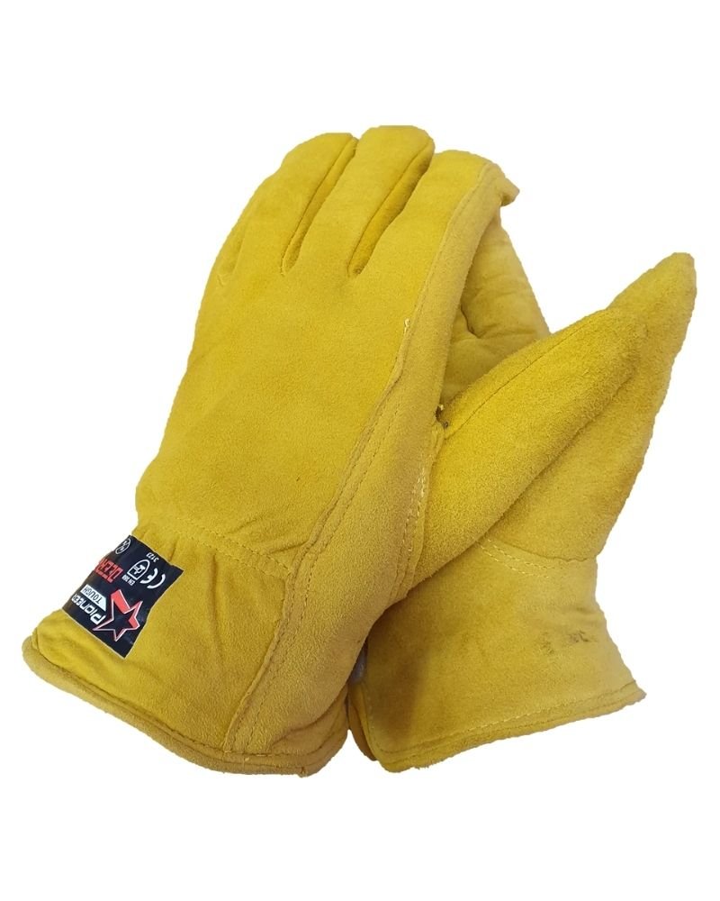 Pioneer-Touch-Deer-Split-Leather-Glove-With-Themal-Lining-Size-L-1 Pioneer Touch Deer Split Leather Glove With Themal Lining - Image 1