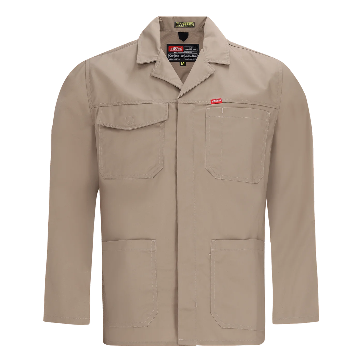 CJ77J-003-CJ77J-DESK-AuPBEFAl-zoom Jonsson Versatex Work Jacket 65/35 Polycotton Twill - Image 1
