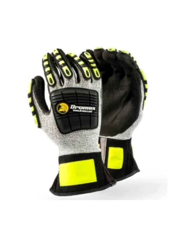 MACH-IMPACT-VIBRATION-PAD-GLOVE Dromex Mach 777 Cut Level5 Impact Glove Size 7 13 - Image 1