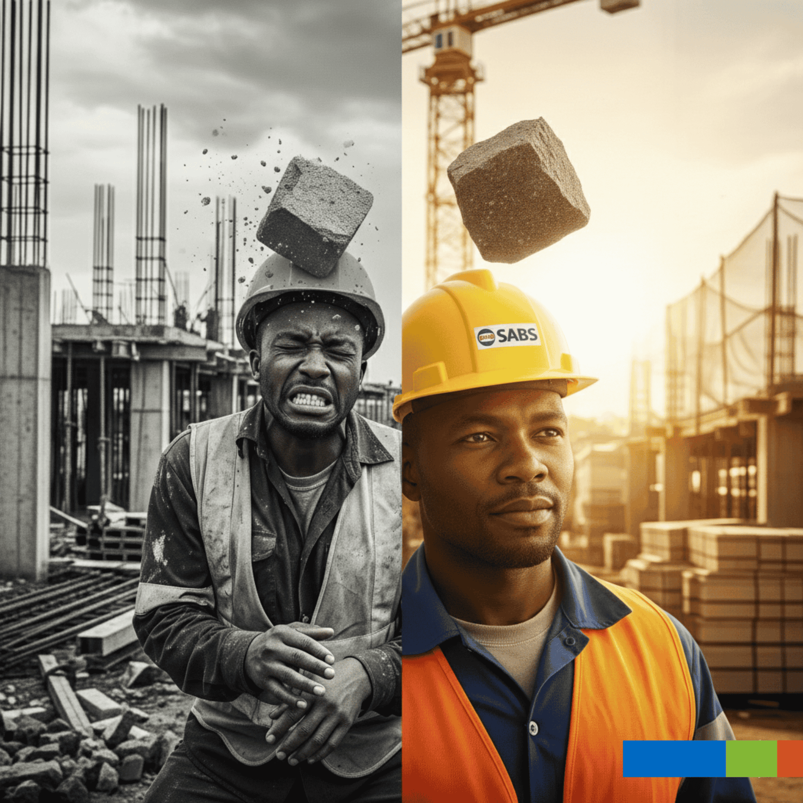 Elevate Your Workplace: The 2025 Guide to Flawless PPE Compliance in South Africa (Part 1 - Why It Matters) 1 PPE-Compliance-Contrast-SABS-Safety-Construction-SouthAfrica
