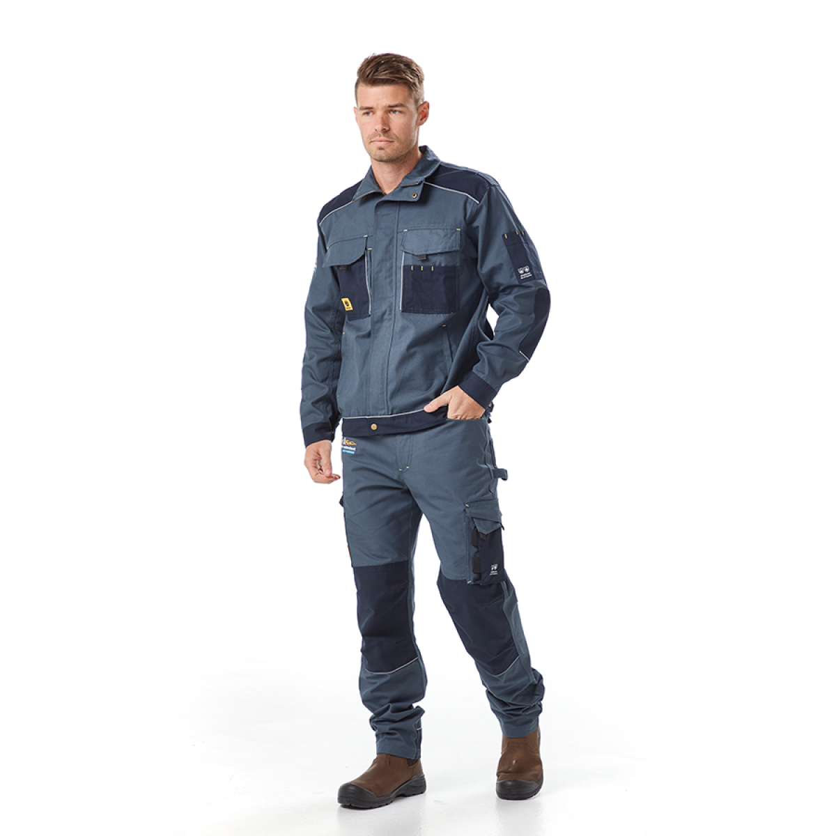 Dromex Utility Jackets Airforce Blue Fa - RealPPE