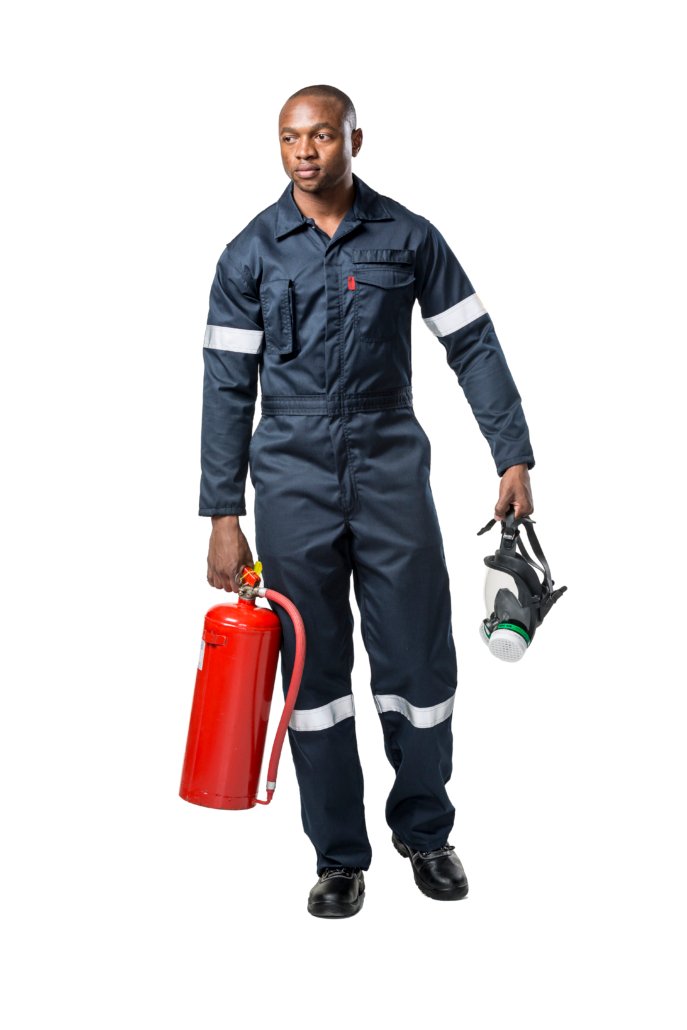 Nomex Navy Blue Boiler Suits With Reflectiv Nomex Navy Blue Boiler Suits With Reflective - Image 1