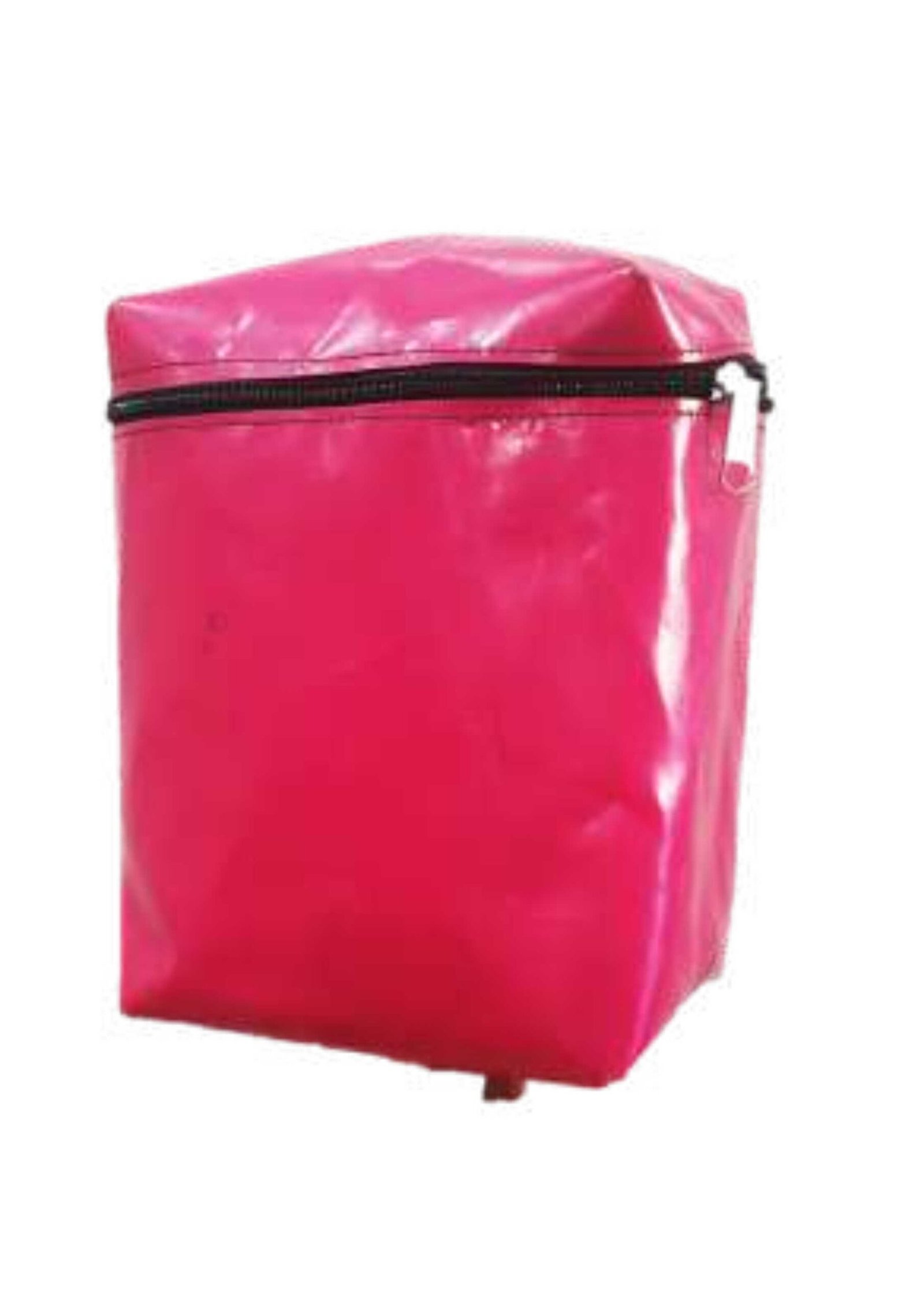 pouch fem pink pvc 20cm POUCH FEM PINK PVC 20X13X7CM - Image 1
