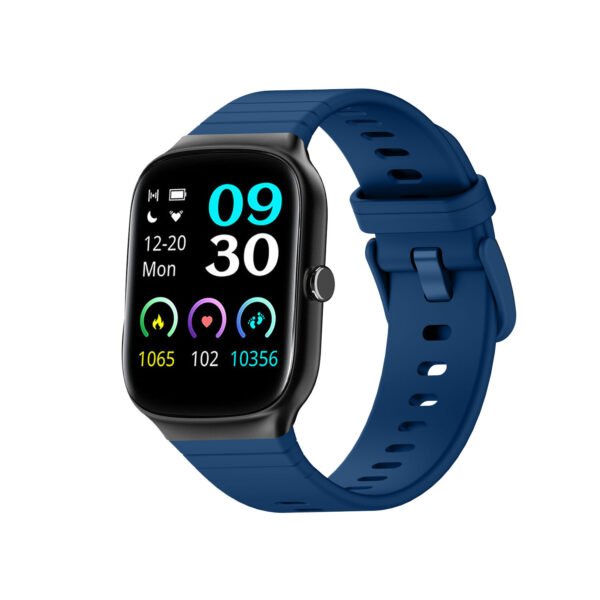 Khoi Afriwatch1 Health & fitness smartwatch Black case & Blue strap