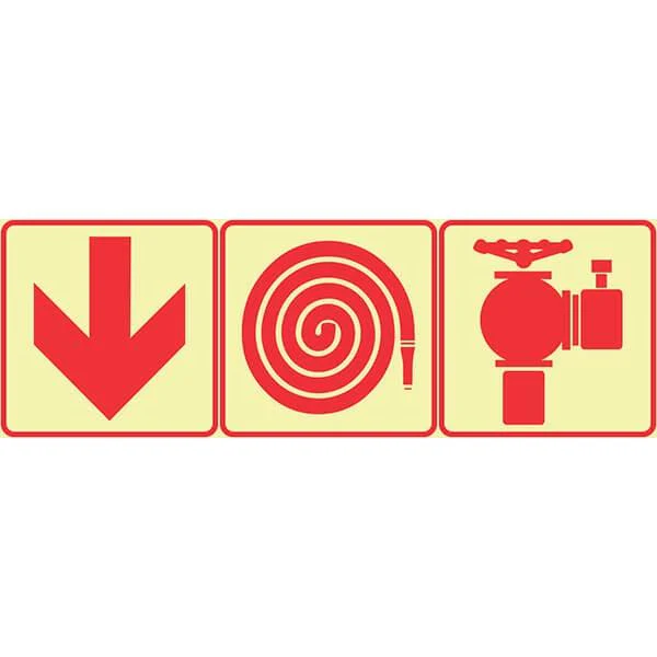 F7 -  SABS Red Arrow Down, Fire Hose And Fire Hydrant