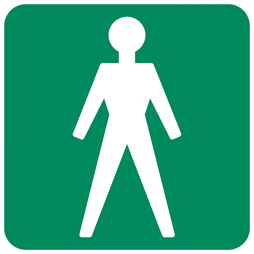 GA 11 - Gents Toilet GA 11 - Gents Toilet. Signs are manufactured to order, delivery in 7-10 business days. - Image 1