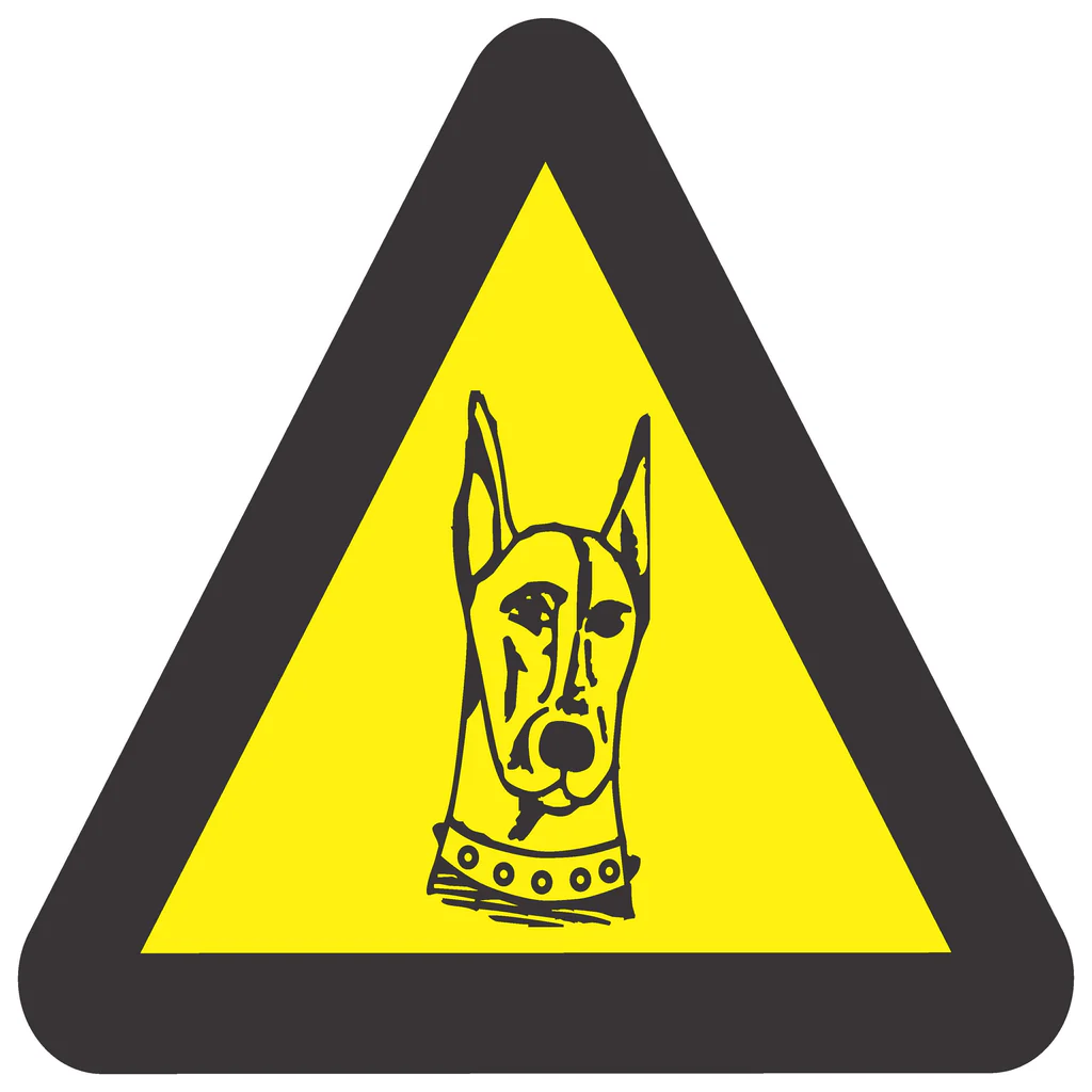 WW 19 - Beware Of Dogs WW 19 - Beware of Dogs. Signs are manufactured to order, delivery in 7-10 business days. - Image 1