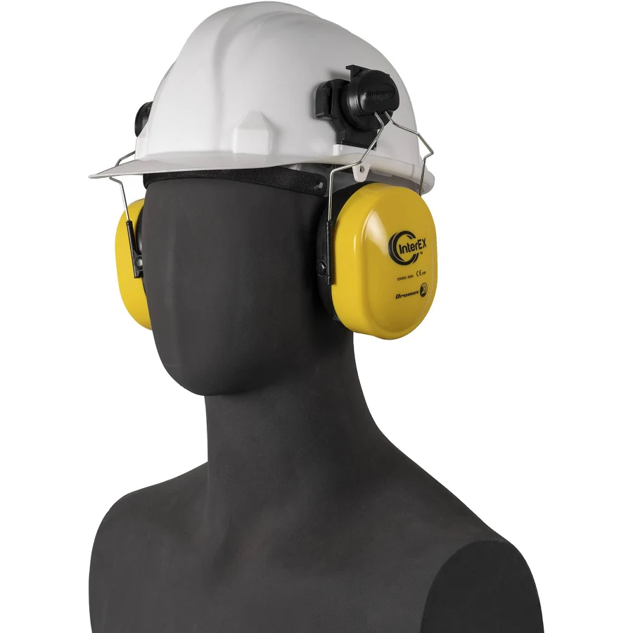 Dromex-Interex-Ear-Defender-With-Helmet-Universal-Mount-Side-View Dromex Interex Ear Defender With Helmet Universal Mount. - Image 1